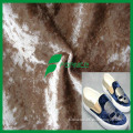 China manufacturer stretch diamond velvet for shoes/garments/dress